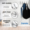 Coat Rack Wall Mount Silver