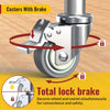 3 in Adjustable Expanding Stem Casters