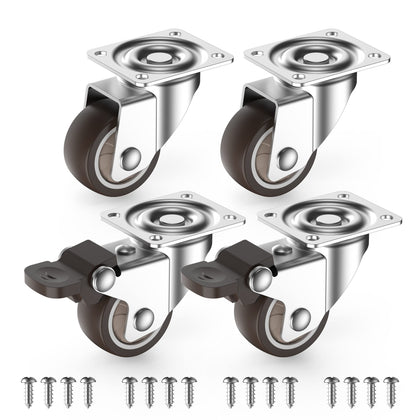 plate caster wheels